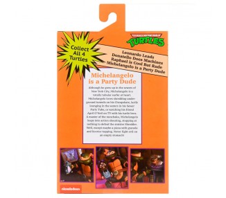 Figura Ultimate Michelangelo VHS Cartoon Tortugas Ninja 18cm