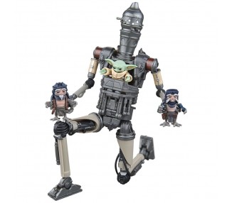 Set figuras IG-12 & Grogu The Mandalorian Star Wars 15cm