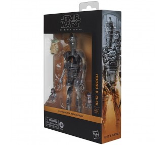 Set figuras IG-12 & Grogu The Mandalorian Star Wars 15cm