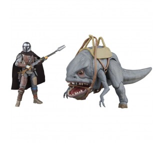 Set 2 figuras Blurrg & Mandalorian - The Mandalorian Star Wars 9,5cm