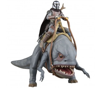 Set 2 figuras Blurrg & Mandalorian - The Mandalorian Star Wars 9,5cm