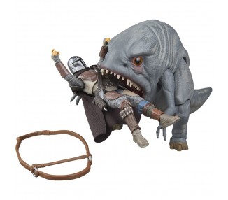 Set 2 figuras Blurrg & Mandalorian - The Mandalorian Star Wars 9,5cm