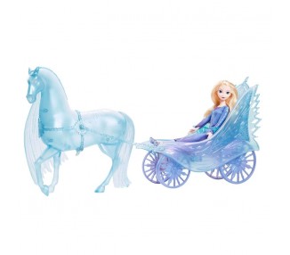 Set Muñeca Elsa + Conjunto Carruaje Nokk Frozen Disney