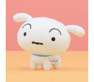 Figura Fluffy Puffy Shiro Nevado Crayon Shinchan A 8cm