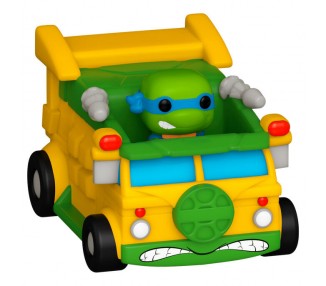 Figura Bitty POP Ride Tortugas Ninja Leonardo and Turtle Van