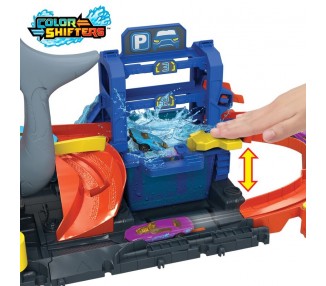 Tunel de Lavado con Tiburón Hot Wheels City