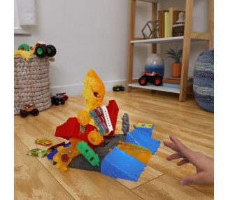 Torre en Llamas Monster Trucks Hot Wheels