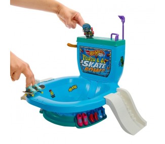 Set Bowl de Inodoro Skate Hot Wheels