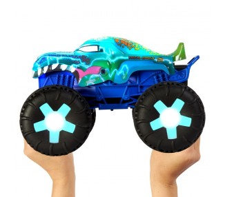 Coche radio control Mega Wrex Monster Trucks Hot Wheels