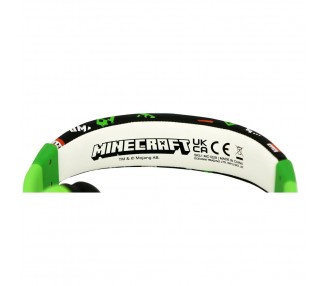Auriculares infantiles Minecraft