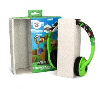 Auriculares infantiles Minecraft
