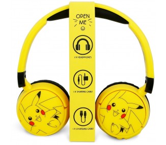Auriculares infantiles Pikachu Pokemon