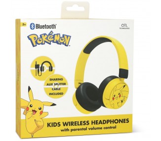 Auriculares infantiles Pikachu Pokemon