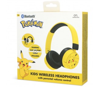 Auriculares infantiles Pikachu Pokemon