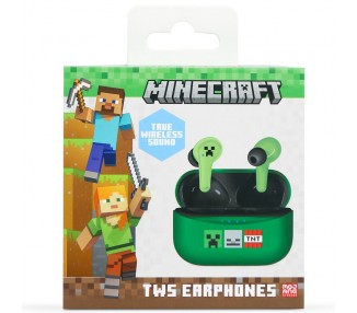 Auriculares inalambricos Minecraft
