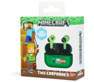 Auriculares inalambricos Minecraft