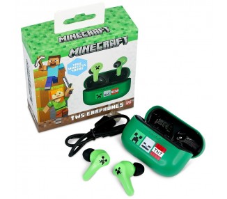Auriculares inalambricos Minecraft