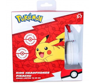 Auriculares infantiles Pikachu Pokemon