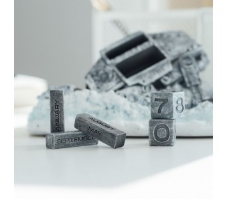 Calendario Perpetuo 3D AT-AT Derribado Star Wars