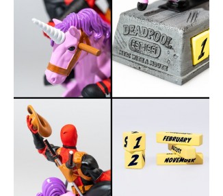 Calendario Perpetuo 3D Deadpool Marvel