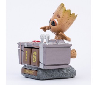 Calendario Perpetuo 3D Groot Death Button Guardianes de la Galaxia Marvel