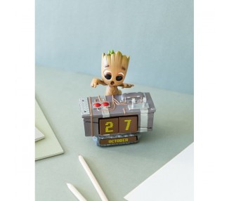 Calendario Perpetuo 3D Groot Death Button Guardianes de la Galaxia Marvel