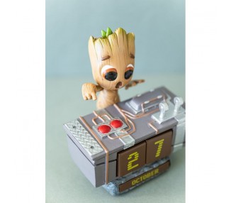 Calendario Perpetuo 3D Groot Death Button Guardianes de la Galaxia Marvel