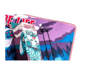 Alfombrilla gaming Led Gameration One More Life