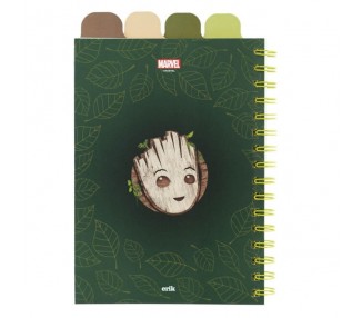 Cuaderno A5 Groot Marvel