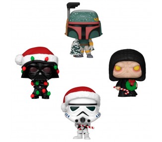 Arbol con 4 figuras Pocket POP Star Wars