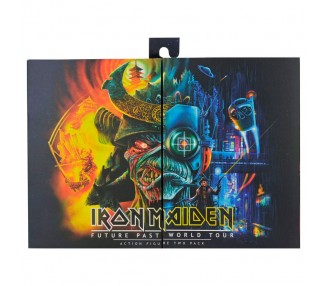 Set 2 figuras Ultimate Future Past World Tour Iron Maiden 18cm