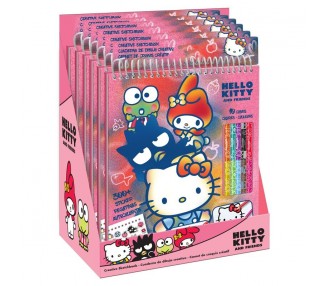 Set colorear lapices Hello Kitty
