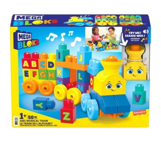 Tren musical ABC Mega Bloks 50pzs