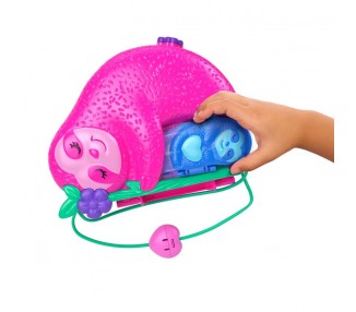 Cofre Familia de Perezosos 2 en 1 Polly Pocket