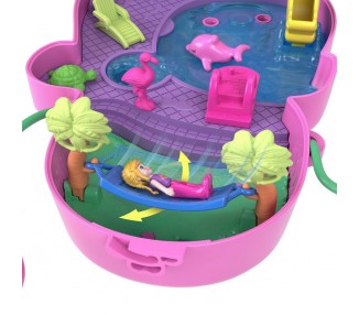 Cofre bolso Mama mono y bebe Polly Pocket