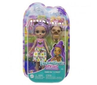 Muñeca Penna Pug City Tails Enchantimals