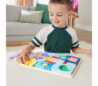 Puzzle Espacio madera 42pzs