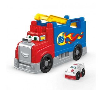 Camion Carreras y Construccion Mega Bloks 16pzs