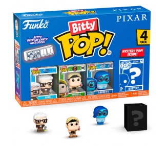Blister 4 figuras Bitty POP Disney Pixar surtido