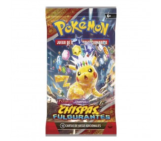 Sobre juego cartas coleccionables Chispas Fulgurantes Pokemon español surtido