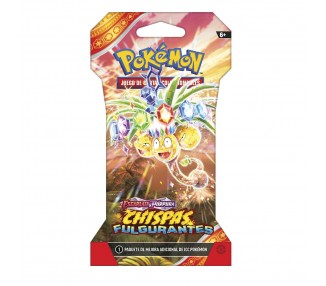 Sobre juego cartas coleccionables Chispas Fulgurantes Escarlata y Purpura Pokemon español surtido