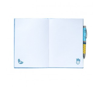 Cuaderno A5 premium + boligrafo proyector Stitch Disney