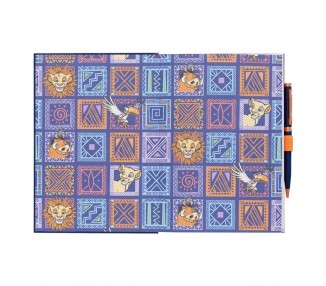 Cuaderno A5 premium + boligrafo El Rey Leon Disney