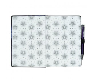 Cuaderno A5 premium + boligrafo proyector Miercoles Addams