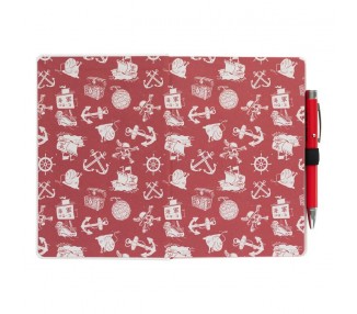 Cuaderno A5 premium + boligrafo proyector One Piece