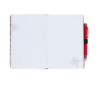 Cuaderno A5 premium + boligrafo proyector One Piece
