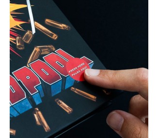 Cuaderno A5 premium led Deadpool Marvel