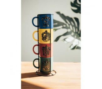 Set 4 tazas Harry Potter 300ml