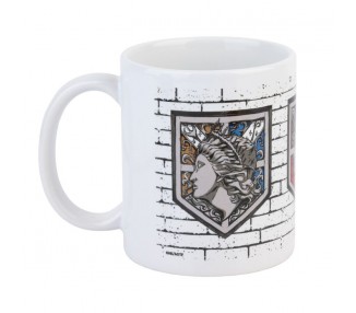 Taza Emblemas Muros Attack On Titan 350ml
