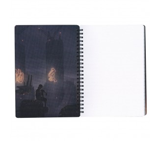 Cuaderno 3D City Ghost in the Shell